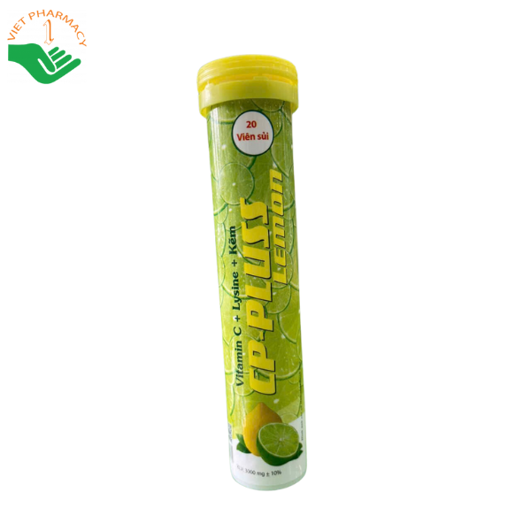 Viên sủi Cp -Pluss Lemon 20 viên