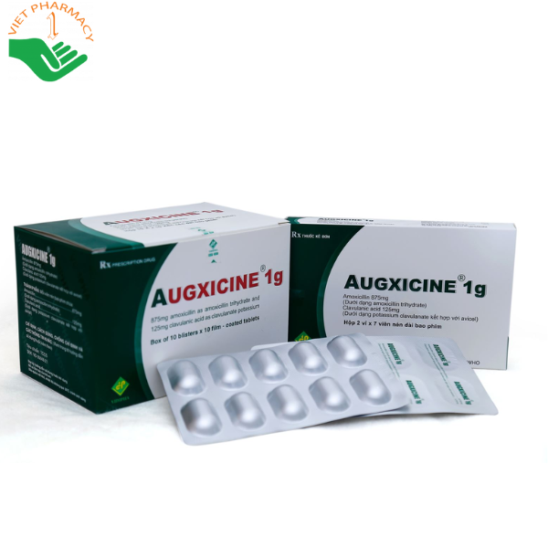 Thuốc kháng sinh Augxicine 1g