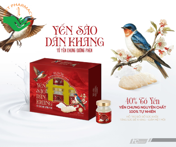 Yến sào dân khang, tổ yến chưng đường phèn