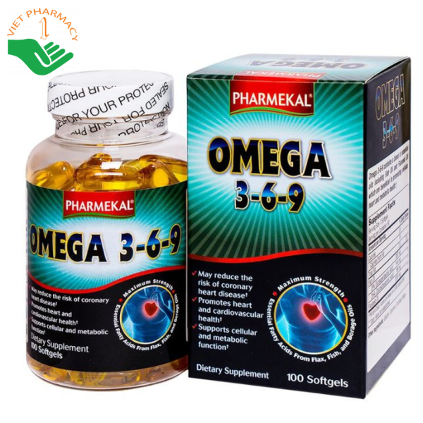 Viên uống dầu cá Pharmekal OMEGA 369 