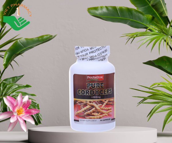 Viên uống đông trùng hạ thảo tăng sức đề kháng Pharmekal Pure Cordyceps 