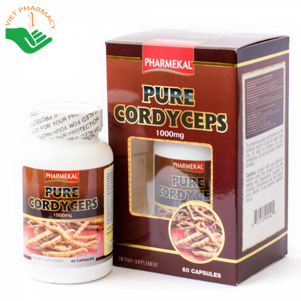 Viên uống đông trùng hạ thảo tăng sức đề kháng Pharmekal Pure Cordyceps