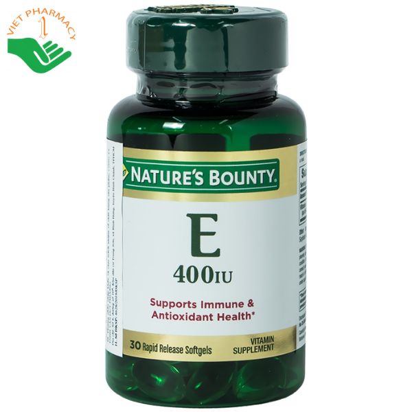 Viên uống cải thiện sức khỏe Vitamin E – 400IU