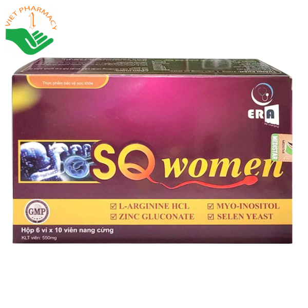 Viên uống bổ sung dưỡng chất, hỗ trợ khả năng sinh sản ở nữ giới SQ Women