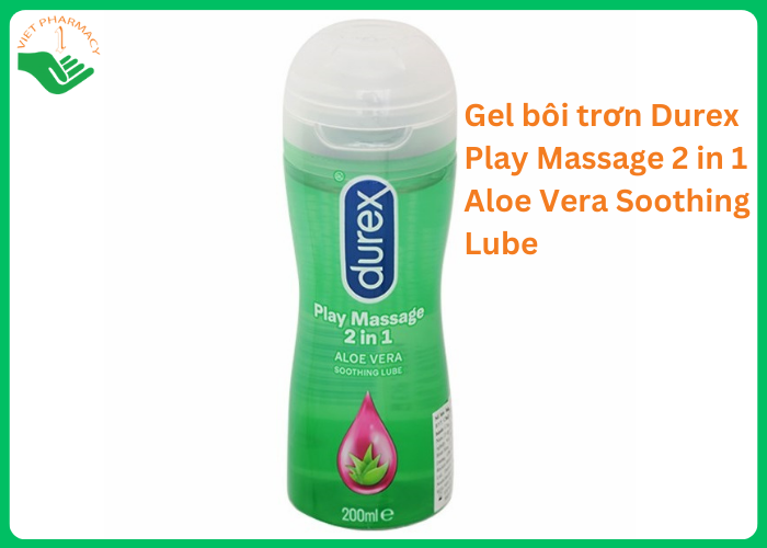 Gel bôi trơn Durex Play Massage 2 in 1 Aloe Vera Soothing Lube